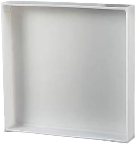Plastic Trays for Plants, Drip Tray, Made of PP Polypropylene, White, Extra-Large Square Size(63x27x3cm/24x10x1in) by Yqyc