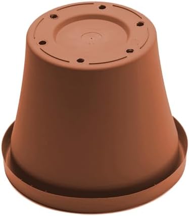 Bloem Terra 24" Plastic Planter, 16 Gallon, Terra Cotta, 2-Pack - Image 5