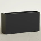 Greenline Alice Tall Rectangular Fiberglass Planter, Outdoor Planter Box by GreenlinePlanters