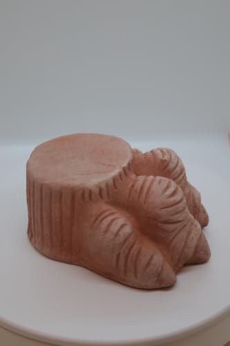3 Pcs 4 Inch Terracotta Paw Pot Feet for Large Outdoor Planters - Image 3