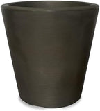 Crescent Garden Madison Planter– Weather-Resistant, Double Walled Indoor/Outdoor Plant Pot with Drain Hole – Durable All-Season Flower Container, 20" W (Old Bronze) by CrescentGarden