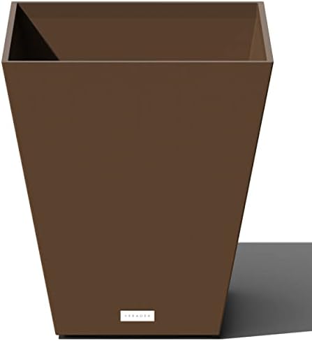 Veradek Pure Series Nobleton Planter - Tapered Square Outdoor Planter by VeradekOutdoor