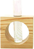 Generic Test Tube Planter Glass Tube Vase Test Tube Bud Vase Desktop Glass Planter Terrarium Propagation Station Plant Terrarium Test Tube with Wood Stand for Hydroponics Plants 2 Sets by Unknown