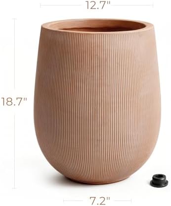 Planters for Indoor Plants, 18.7 inch Large Plant Pots - Image 5