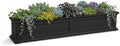 Mayne Fairview 60in Self-Watering Rectangular Window Box Planter, Black by Mayne