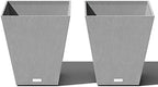Veradek Pure Series Nobleton Planter - Tapered Square Outdoor Planter by VeradekOutdoor