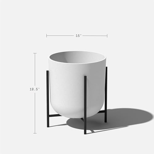 Veradek Mason Series Raised Lima Planter - Round Planter with Stand - Image 3