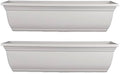 The HC Companies Mojave Window Planter Box, 24 Inch, Cottage Stone, 2-Pack by TheHCCompanies