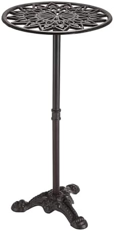 OwnMy Cast Iron Tall Plant Stand Indoor Single Metal Plant Stand Heavy Duty by OwnMy