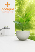 Large Resin Planter Pot for Trees Big Flower – Lightweight Round Plant Pot with Stone-Textured Finish, Weather-Resistant Decorative Outdoor & Indoor ((3 Sizes Combo: 13" + 17.7" + 21.7")) - Image 6