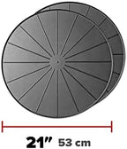 WeatherTech 21" Project Mats/Coasters - Contain Projects and Their Messes (8A21CST2PKBK) - Black (2-Pack) - Image 2