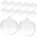 12pcs Hanging Glass Globe Terrarium for Succulent Micro Landscapes by DECOMELODY
