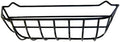 24in Steel Window Hayrack Planter PVC Coated Black 24in x 8in x 8in by GardenArtisans