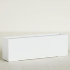 Greenline Leo Tall Rectangular Fiberglass Planter, Outdoor Planter Box by GreenlinePlanters