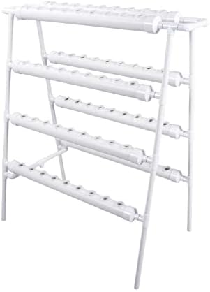 Hydroponics Growing System Kit 72 Plant Sites 4 Layers Food-Grade PVC-U Pipes Hydroponic Grow Kit Gardening System with Water Pump, Timer,Net Pots and Sponge for Vegetables,Fruits,Herb - Image 7