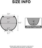 Kante Small Round Sphere Black Concrete Planter 11" Dia, Outdoor - Image 2