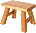 Sturdy Step Stool Footstool Solid Wooden 11 inch for Kids Adults Plant Stand Plant Stand Fishing Stool (Natural), Small by XDStool