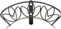Yard Butler Heavy Duty Wall-Mounted Hose Hanger - Flower Design, Green by YardButler