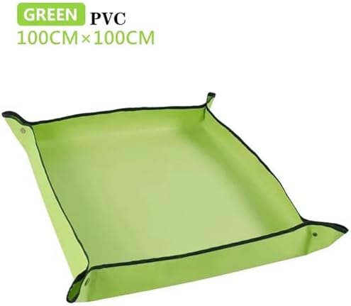 2 PCS Repotting Mat for Indoor Plant Transplanting Control Mess,Waterproof Succulent Pot Square Planting Tray Soil for Patio - Image 2