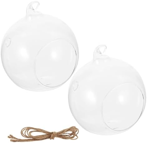 2pcs Globe Hanging Terrarium Glass for Indoor Plants by GANAZONOEnjoyYourLife