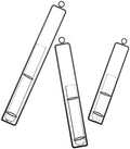 Kisangel Xmas 3pcs Glass Propagation Tubes Wall Hanging Iron Vase by Kisangel