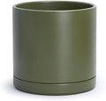 D'vine Dev 12 Inch Ceramic Planter Pot, Olive, 94-O-F-J by DvineDevPlanterPotsandStand