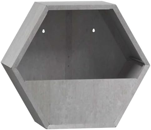 Wall Planter Set of 2, Rustic Corten Steel Vertical Garden Hanging Pots for Outdoor Balcony and Patio Decor, Weathered Metal Finish, 11.8 x 3.9 x 9.8 in - Image 4