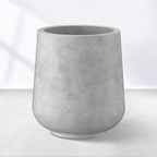 Kante Pale Gray Concrete Planter 13" Dia All-Weather Round Accent Pot by Unknown