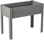 Planter Raised Garden Bed with Legs, Elevated Garden Beds Outdoor, Raised Flower Beds Outdoor, Elevated Planter Box, Vegetable Garden Bed (Grey, 40 * 20 * 31) - Image 7