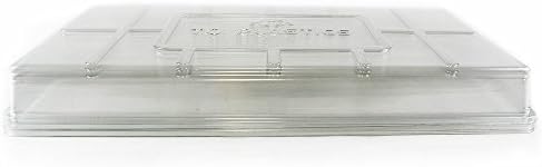 Living Whole Foods Plant Tray Clear Plastic Humidity Domes: Pack of 10 - Fits 10 Inch x 20 Inch Garden Germination Trays - Greenhouse Grow Covers by Living+Whole+Foods