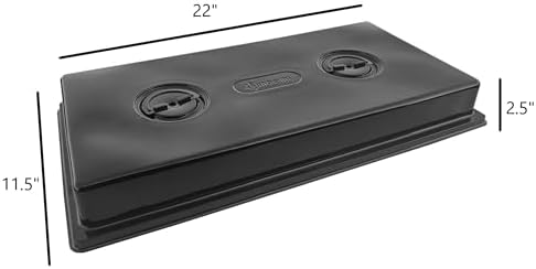 SUNPACK Sundome Plastic Multi-Vented Humidity Dome, Black, 2" (Pack of 10) - Ideal for Greenhouses or Indoor Growing, Able to Adjust Humidity with Vents - Image 2