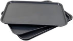Extra Large Plastic Serving Trays Set of 6, Drip Trays by Melontray