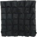Hanging Planter Bags Vertical Wall Mounted Plant Grow Bags 36 Pocket Fabric Pots for Home Balcony by Unknown