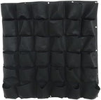 Hanging Planter Bags Vertical Wall Mounted Plant Grow Bags 36 Pocket Fabric Pots for Home Balcony by Unknown