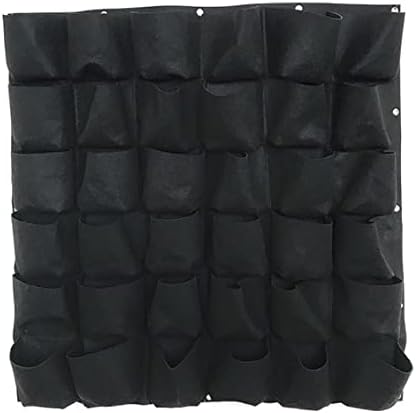 Hanging Planter Bags Vertical Wall Mounted Plant Grow Bags 36 Pocket Fabric Pots for Home Balcony by Unknown