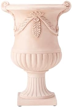 Merax 2 Set 24.8" Elegant MGO Flower Urn Planter, Terracotta - Image 3