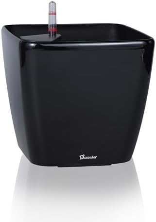 Dexceder 9x8 Self Watering Planter (Black High Gloss) by Dexceder