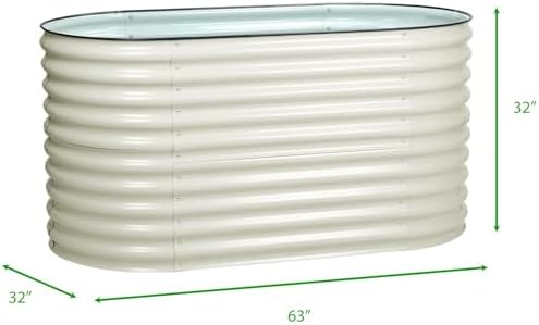 BPS 2-in-1 Metal Raised Garden Bed - Image 5