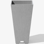 Veradek V-Resin Indoor/Outdoor Taper Planter (26 inch, Grey) by VeradekOutdoor