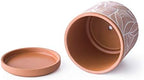 D'vine Dev Set of 2 Terracotta Pots, Leaves Pattern Planter Pot, 31-958-I-1 - Image 2