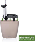 Dexceder 9x8 Self Watering Planter (Taupe Matte) - Image 4
