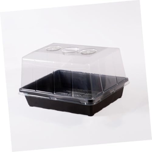 VOSAREA Seedling Growing Tray Set with High Humidity Dome Plastic Nursery Starter Tray for Flower Seedlings and Succulents for Indoor Gardening - Image 3