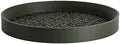 happimess Drew Plant Saucer 3D Printed Geometric Indoor 8.4", Olive by Happimess