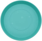 The HC Companies Round Prima Flower Pot Saucers - Plastic Plant Saucer for Outdoors & Indoors - Traditional Plant Pot Trays for Water Drainage -Durable Plant Tray (21-inch Dusty Teal, Pack of 1) by TheHCCompanies