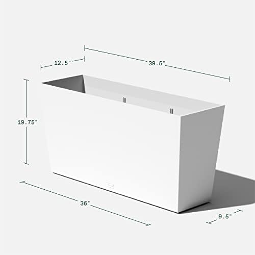 Veradek Pure Series Midori Planter - Wide Outdoor Planter - Image 3
