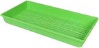 SUNPACK 10" x 20" Heavy Duty Mesh Plastic Seed Starting Tray, Green, 2.3" - Ensures Water Drainage and Aeration, Perfect for Greenhouses or Indoor Gardening by SUNPACK