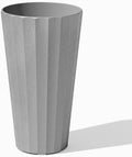 Veradek Column Series Tall Planter - Tapered Outdoor Planter with Shelf by VeradekOutdoor