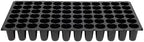 SUNPACK 21" x 11" Heavy Duty 72-Cell Circular Insert Tray, Black, 2.5" (Pack of 10) - Ideal for Greenhouses or Indoor Gardening - Holds Up to 72 Different Seeds - Image 4