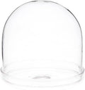 Plymor 4" x 4" Glass Display Dome Cloche (Clear Glass Tray Base), Pack of 12 by Plymor