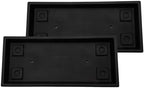 The HC Companies Venetian Window Planter Box, 23.5 Inch, Black, 2-Pack by TheHCCompanies